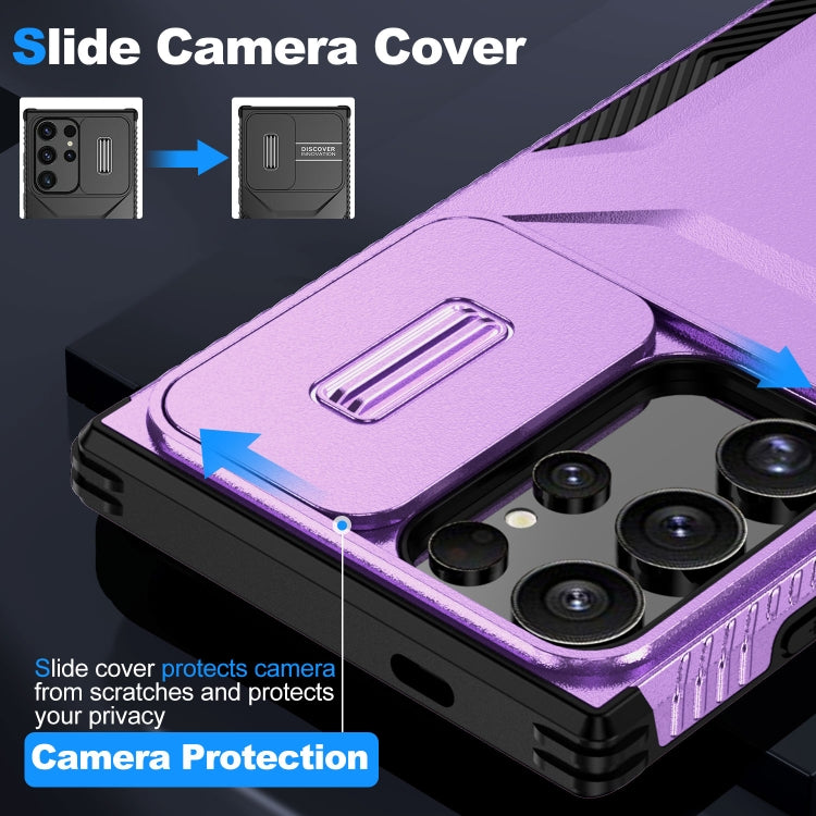 For Samsung Galaxy S24 Ultra 5G Sliding Camshield Phone Case