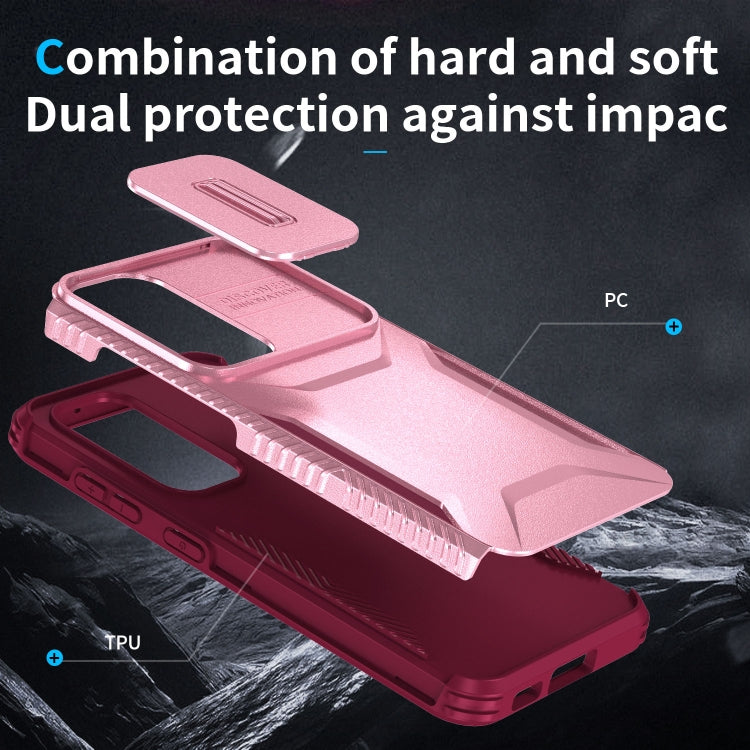For Samsung Galaxy S23 FE 5G Sliding Camshield Phone Case