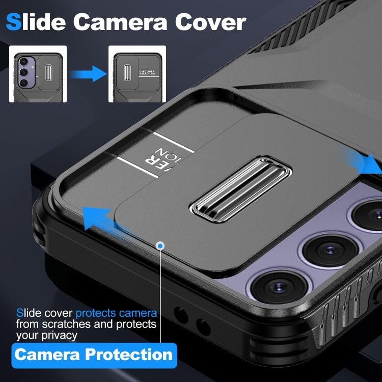For Samsung Galaxy S24 FE 5G Sliding Camshield Phone Case