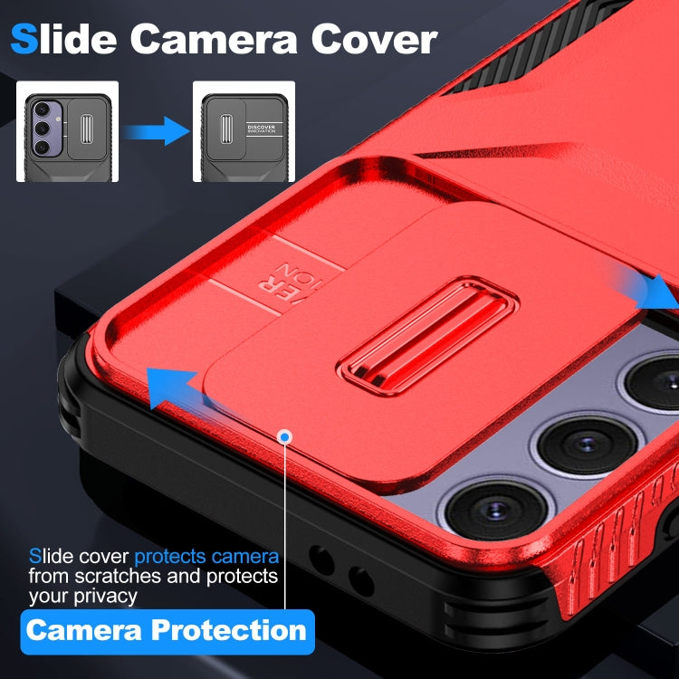 For Samsung Galaxy S24 FE 5G Sliding Camshield Phone Case