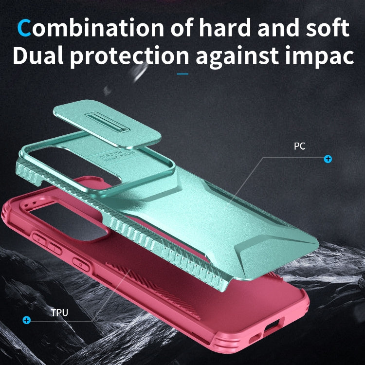For Samsung Galaxy S24 FE 5G Sliding Camshield Phone Case
