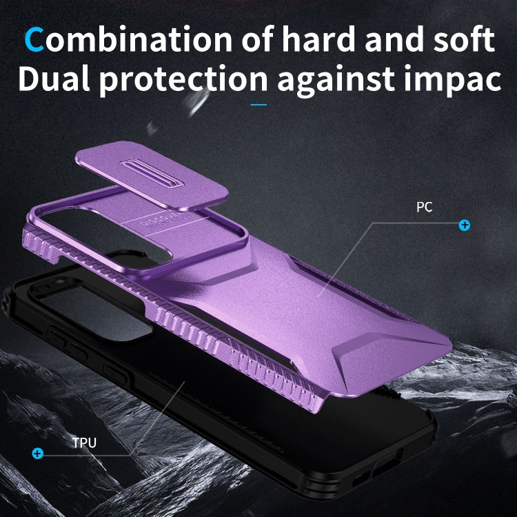 For Samsung Galaxy S24 FE 5G Sliding Camshield Phone Case
