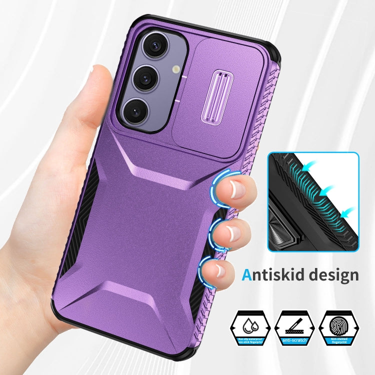 For Samsung Galaxy S24 FE 5G Sliding Camshield Phone Case