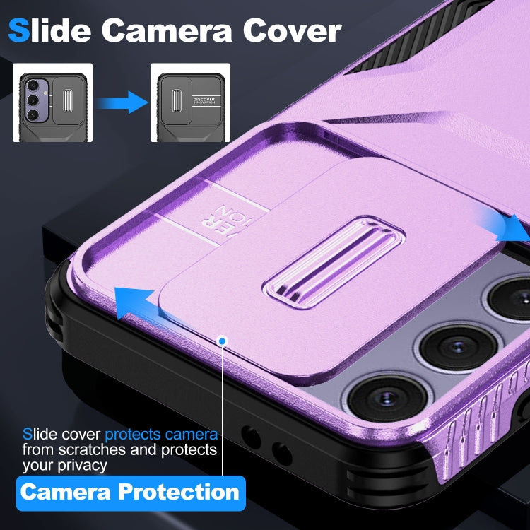 For Samsung Galaxy S24 FE 5G Sliding Camshield Phone Case