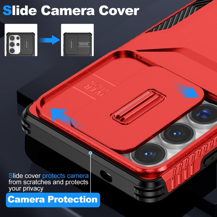 For Samsung Galaxy S25 Ultra 5G Sliding Camshield Phone Case