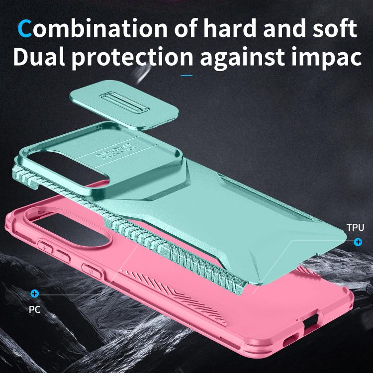 For Samsung Galaxy S25 Edge 5G Sliding Camshield Phone Case