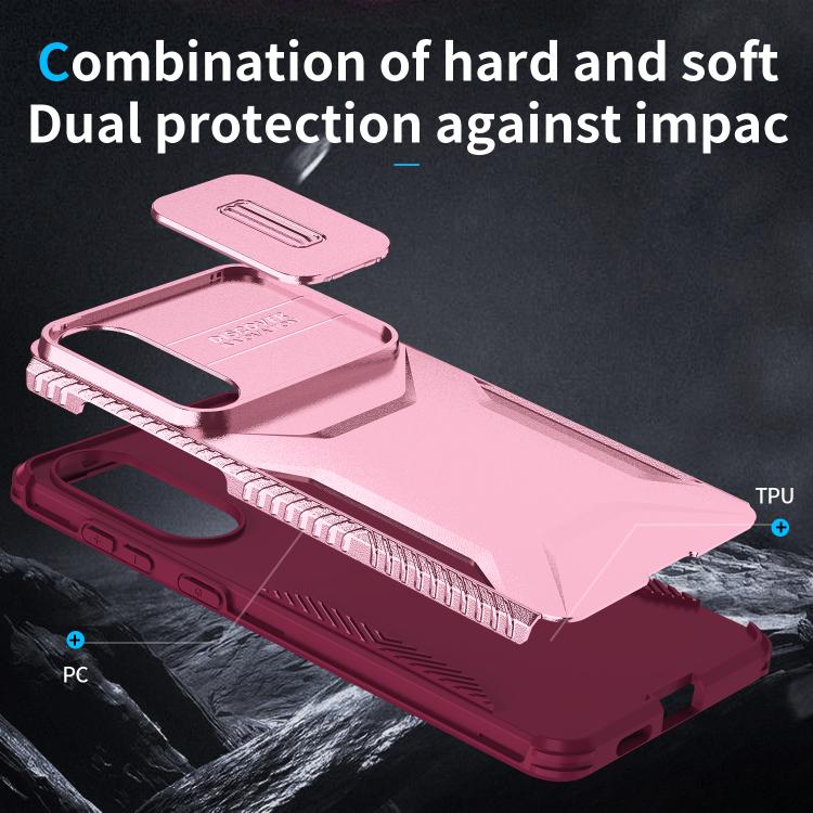 For Samsung Galaxy S25 Edge 5G Sliding Camshield Phone Case