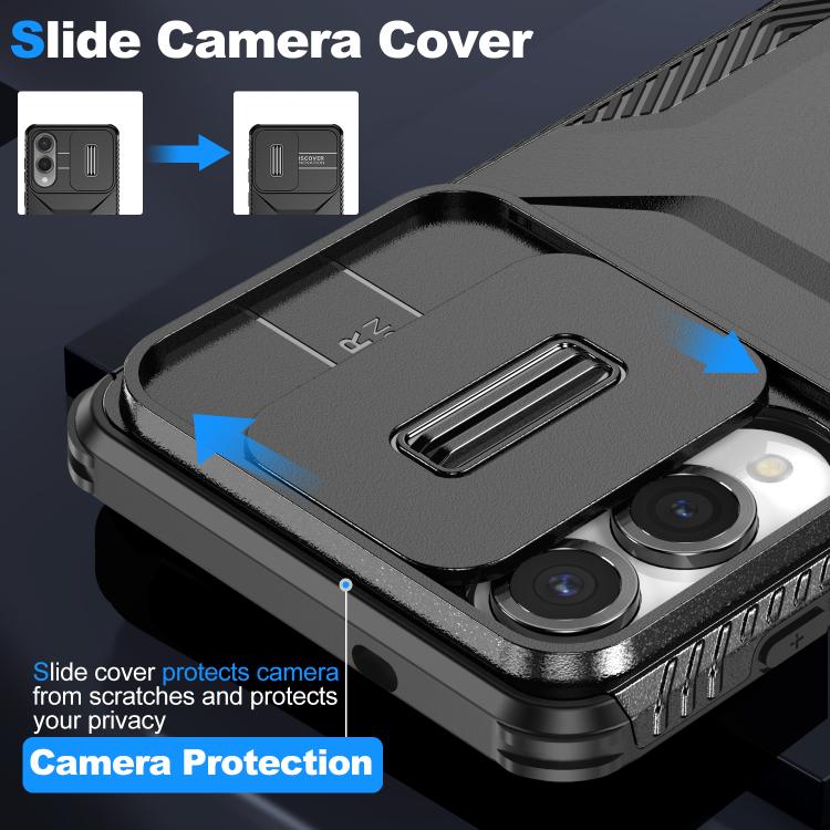 For Samsung Galaxy S25 Edge 5G Sliding Camshield Phone Case