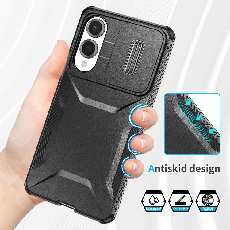 For Samsung Galaxy S25 Edge 5G Sliding Camshield Phone Case