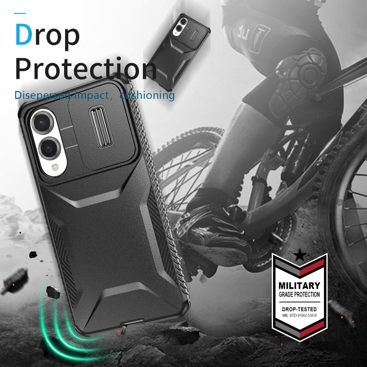 For Samsung Galaxy S25 Edge 5G Sliding Camshield Phone Case