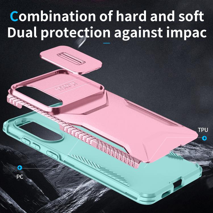 For Samsung Galaxy S25 Edge 5G Sliding Camshield Phone Case