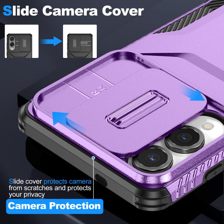 For Samsung Galaxy S25 Edge 5G Sliding Camshield Phone Case