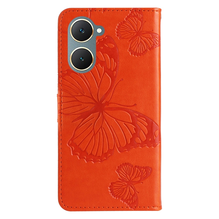 For vivo Y03 3D Butterfly Embossed Pattern Flip Leather Phone Case