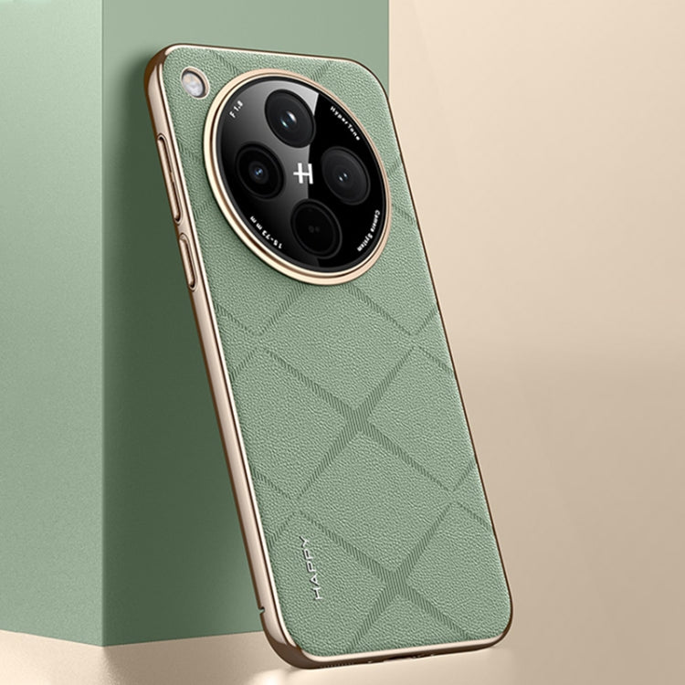 For OPPO Find X8 Plain Leather PC Phone Case
