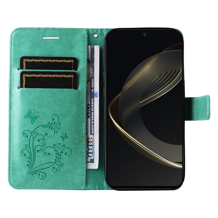For Huawei nova 12 SE / nova 11 SE 3D Butterfly Embossed Pattern Flip Leather Phone Case