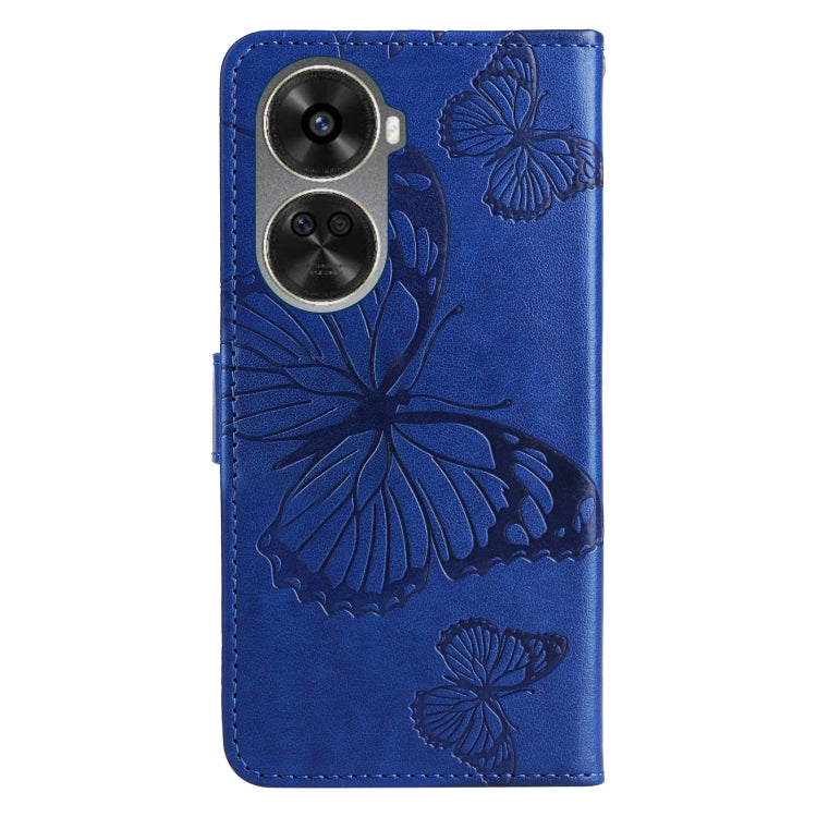 For Huawei nova 12 SE / nova 11 SE 3D Butterfly Embossed Pattern Flip Leather Phone Case
