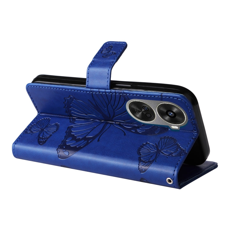 For Huawei nova 12 SE / nova 11 SE 3D Butterfly Embossed Pattern Flip Leather Phone Case