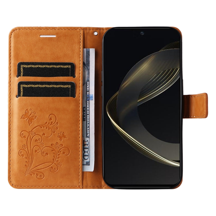 For Huawei nova 12 SE / nova 11 SE 3D Butterfly Embossed Pattern Flip Leather Phone Case