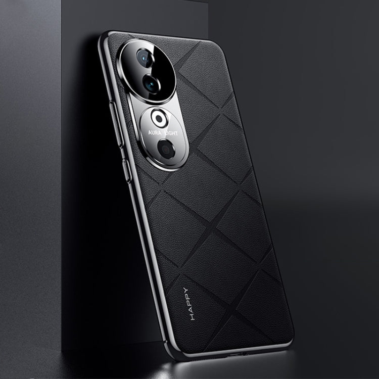 For vivo S19 Plain Leather PC Phone Case