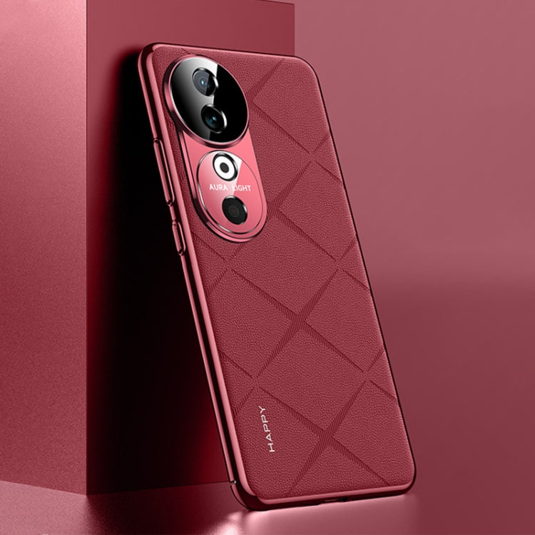 For vivo S19 Plain Leather PC Phone Case