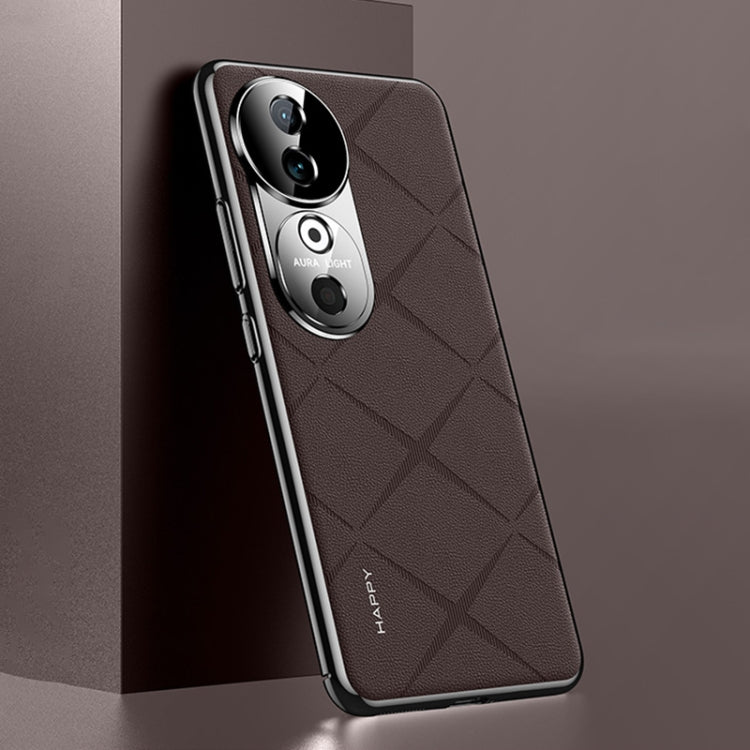 For vivo S19 Plain Leather PC Phone Case