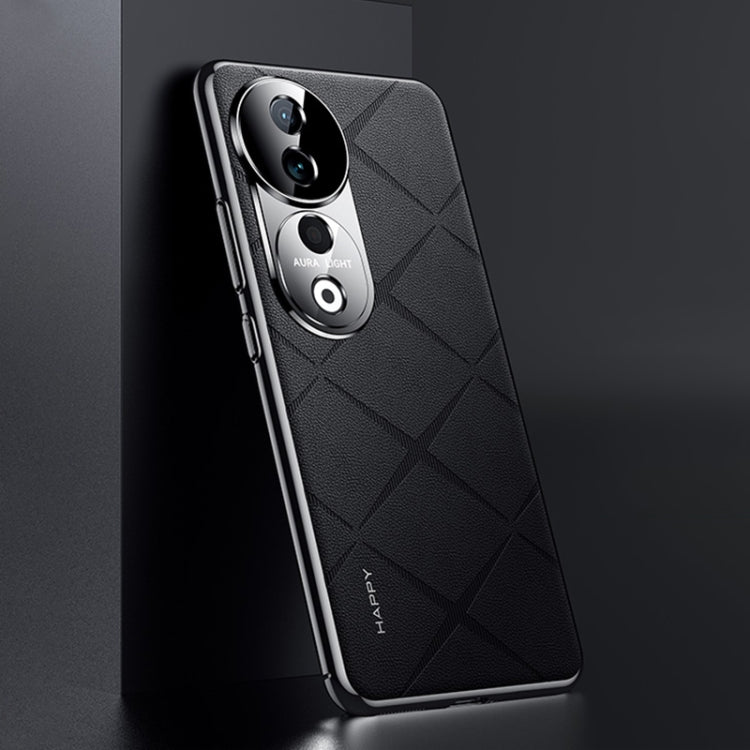 For vivo S19 Pro Plain Leather PC Phone Case
