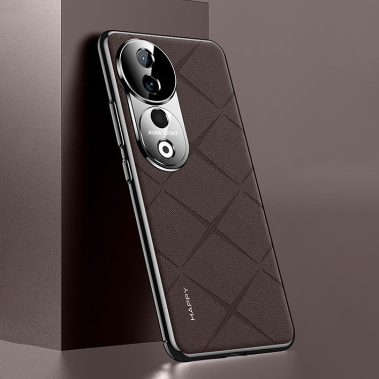 For vivo S19 Pro Plain Leather PC Phone Case