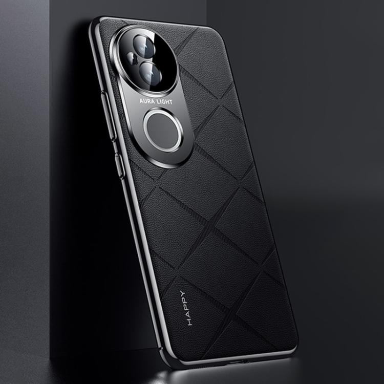 For vivo S20 Plain Leather PC Phone Case
