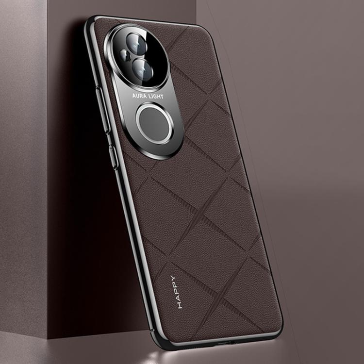 For vivo S20 Plain Leather PC Phone Case
