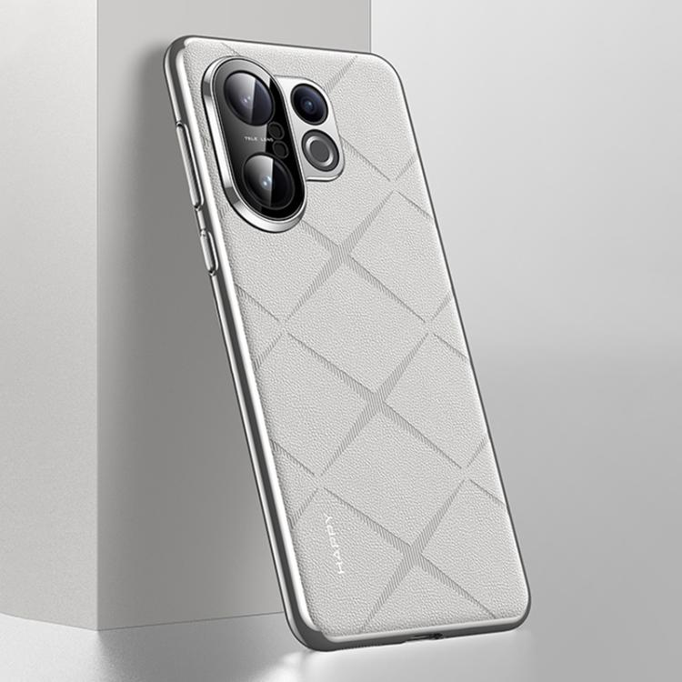 For vivo S30 Pro mini Plain Leather PC Phone Case