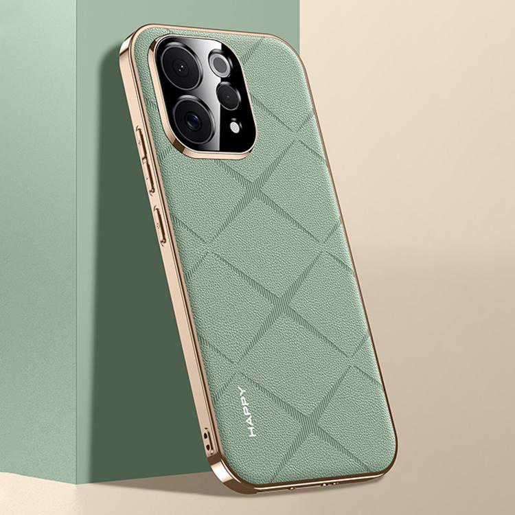 For vivo S50 5G Plain Leather PC Phone Case