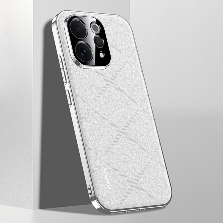 For vivo S50 5G Plain Leather PC Phone Case