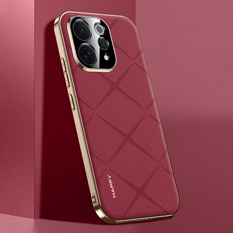 For vivo S50 5G Plain Leather PC Phone Case