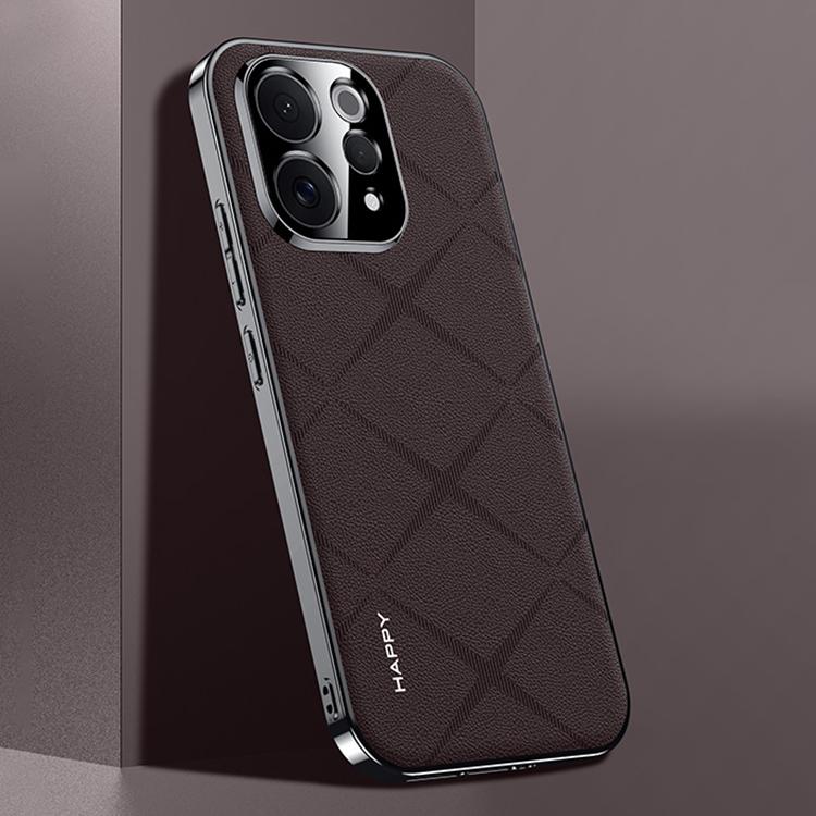 For vivo S50 5G Plain Leather PC Phone Case