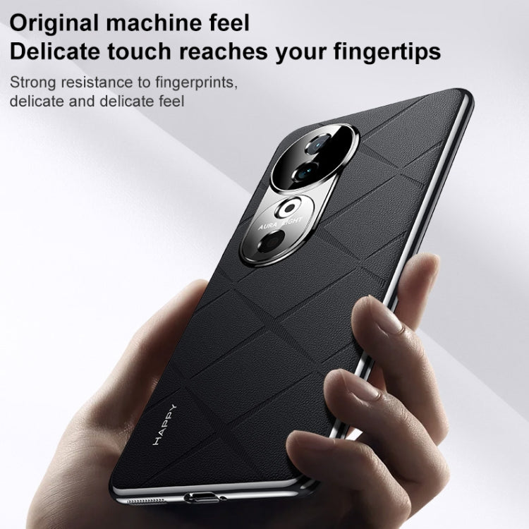 For vivo S19 Pro Plain Leather PC Phone Case