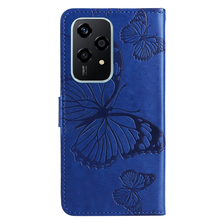 For Honor 200 Lite Global 3D Butterfly Embossed Pattern Flip Leather Phone Case