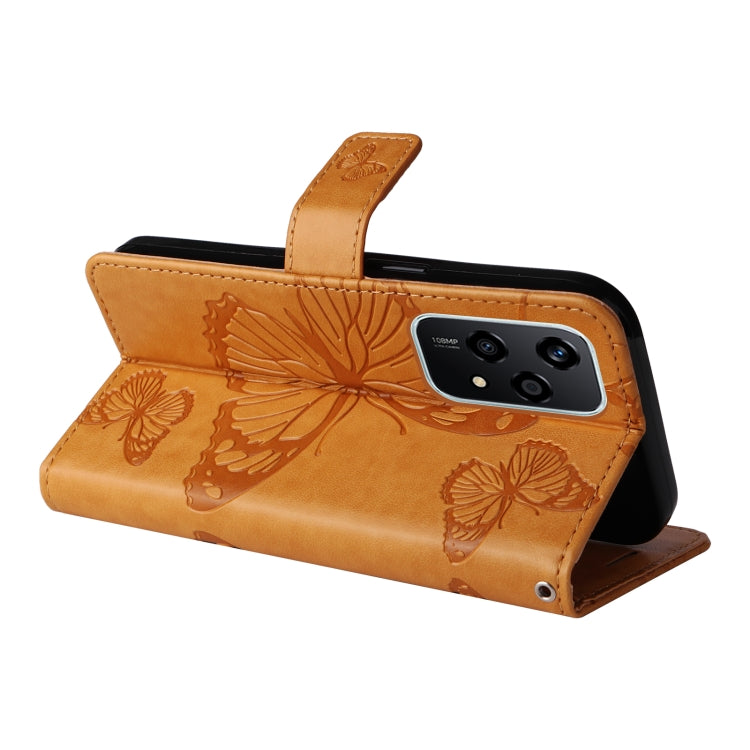 For Honor 200 Lite Global 3D Butterfly Embossed Pattern Flip Leather Phone Case