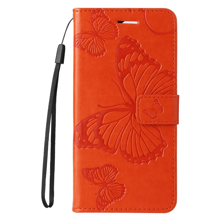 For Honor 200 Lite Global 3D Butterfly Embossed Pattern Flip Leather Phone Case