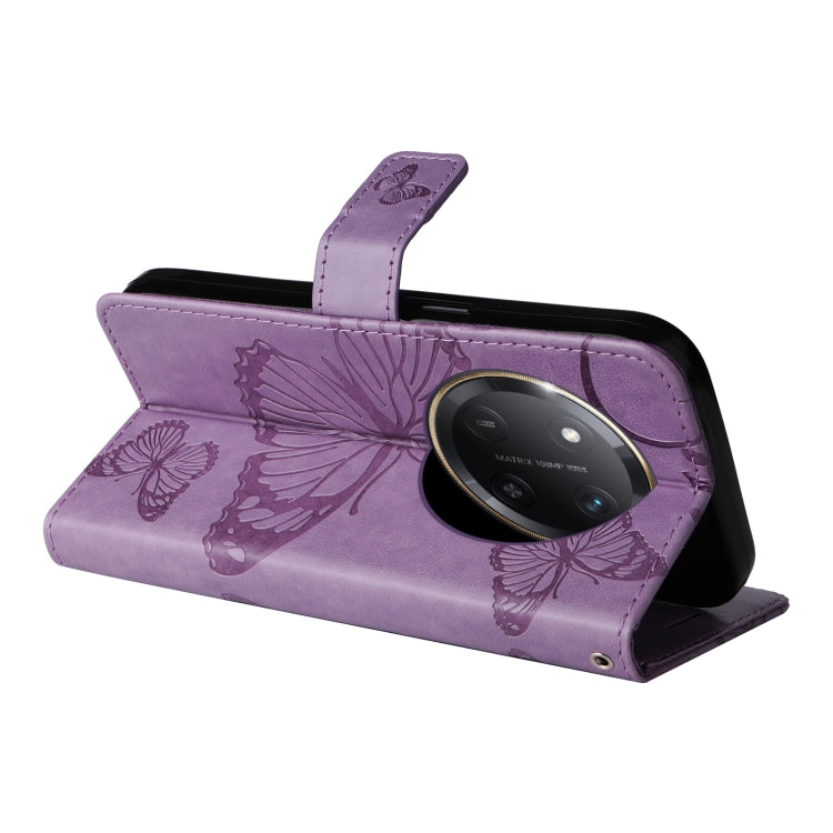 For Honor X9C 5G Global 3D Butterfly Embossed Pattern Flip Leather Phone Case