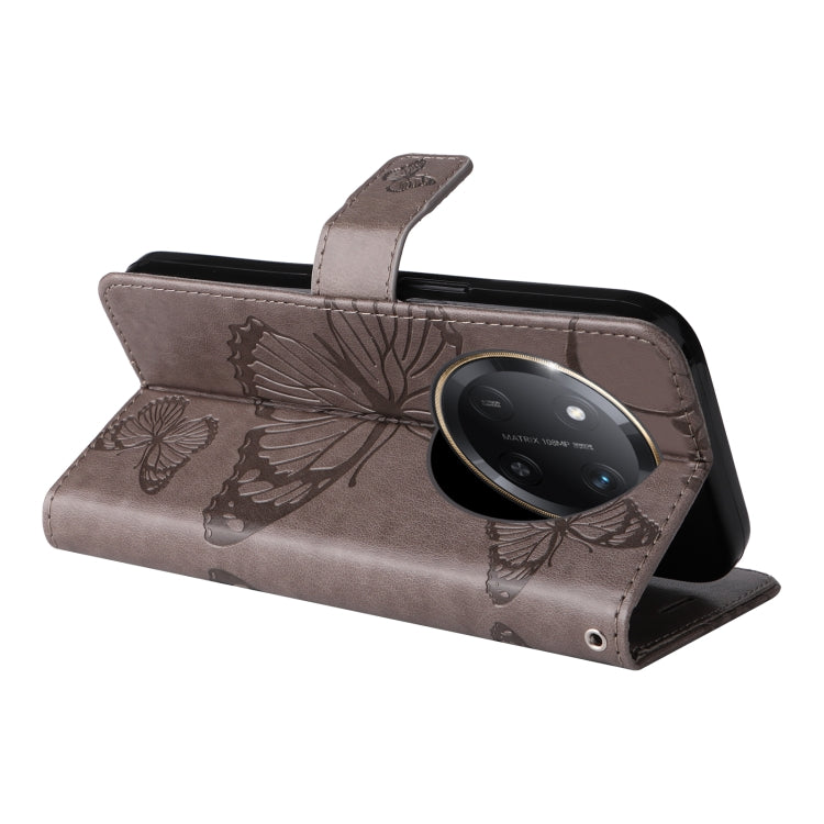 For Honor X9C 5G Global 3D Butterfly Embossed Pattern Flip Leather Phone Case