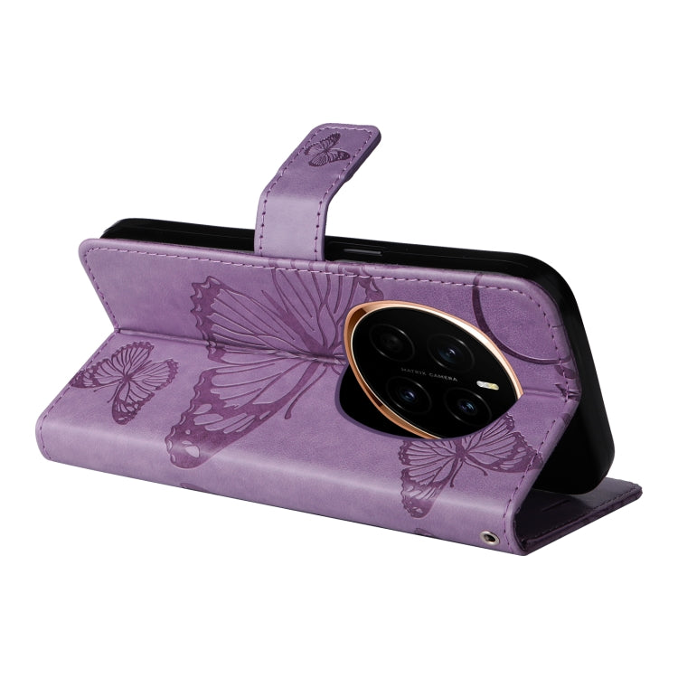 For Honor Magic7 5G 3D Butterfly Embossed Pattern Flip Leather Phone Case