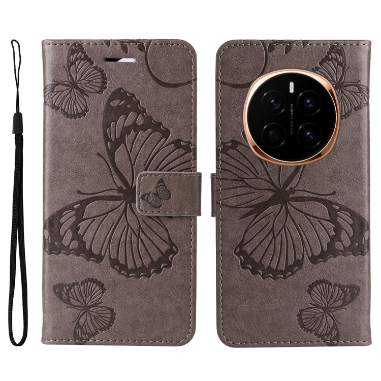 For Honor Magic7 5G 3D Butterfly Embossed Pattern Flip Leather Phone Case