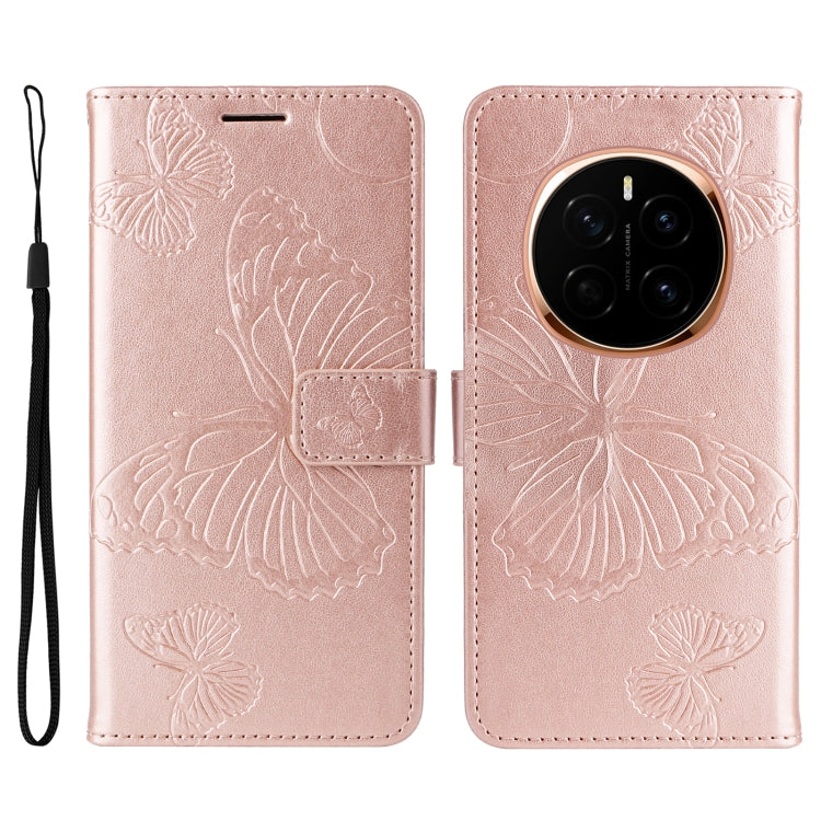 For Honor Magic7 5G 3D Butterfly Embossed Pattern Flip Leather Phone Case