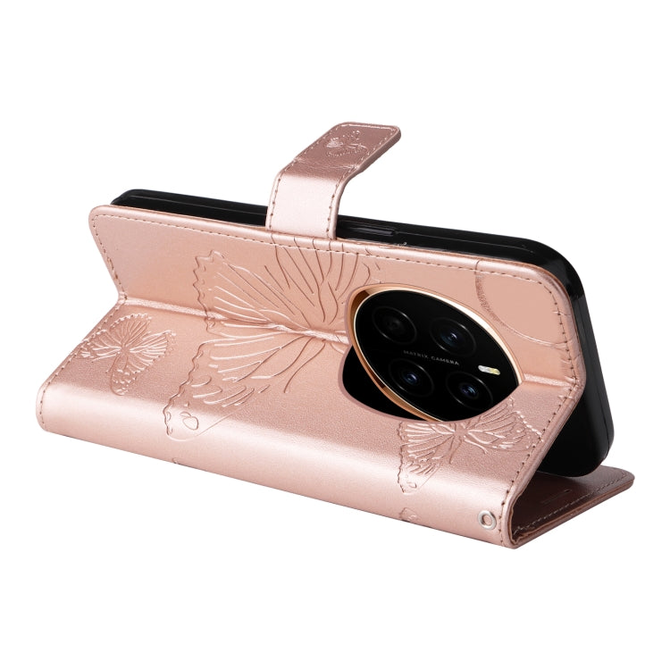 For Honor Magic7 5G 3D Butterfly Embossed Pattern Flip Leather Phone Case