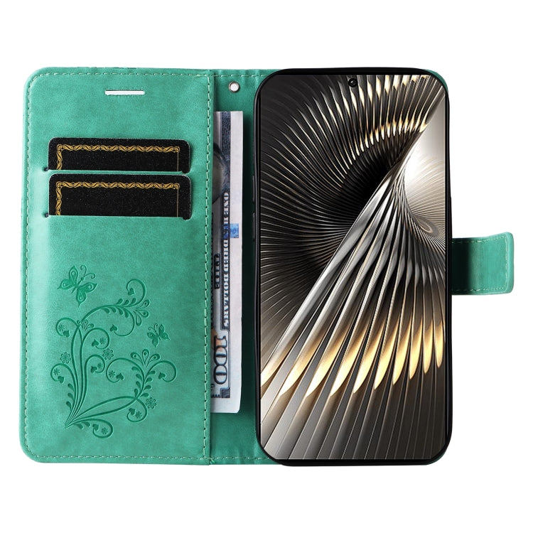 For Xiaomi Poco F6 3D Butterfly Embossed Pattern Flip Leather Phone Case