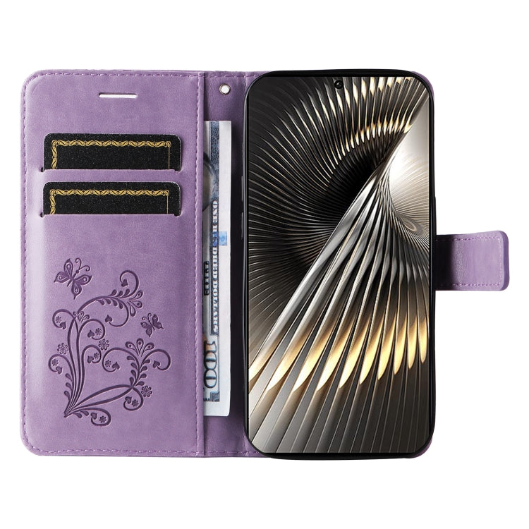 For Xiaomi Poco F6 3D Butterfly Embossed Pattern Flip Leather Phone Case