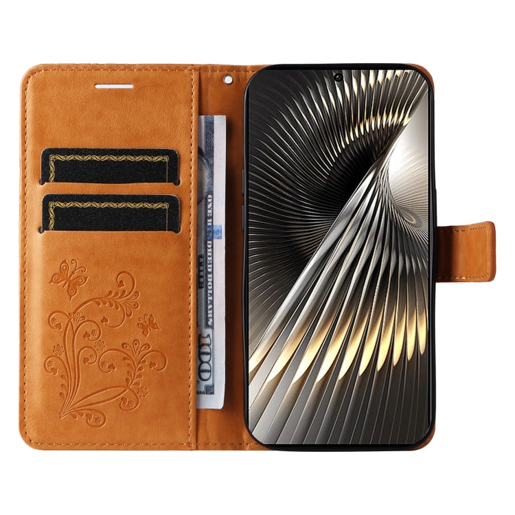 For Xiaomi Poco F6 3D Butterfly Embossed Pattern Flip Leather Phone Case