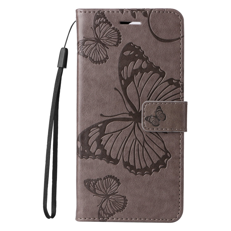 For Xiaomi Poco F6 3D Butterfly Embossed Pattern Flip Leather Phone Case