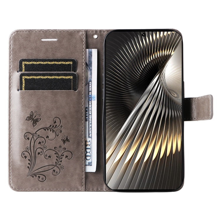For Xiaomi Poco F6 3D Butterfly Embossed Pattern Flip Leather Phone Case