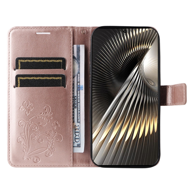 For Xiaomi Poco F6 3D Butterfly Embossed Pattern Flip Leather Phone Case